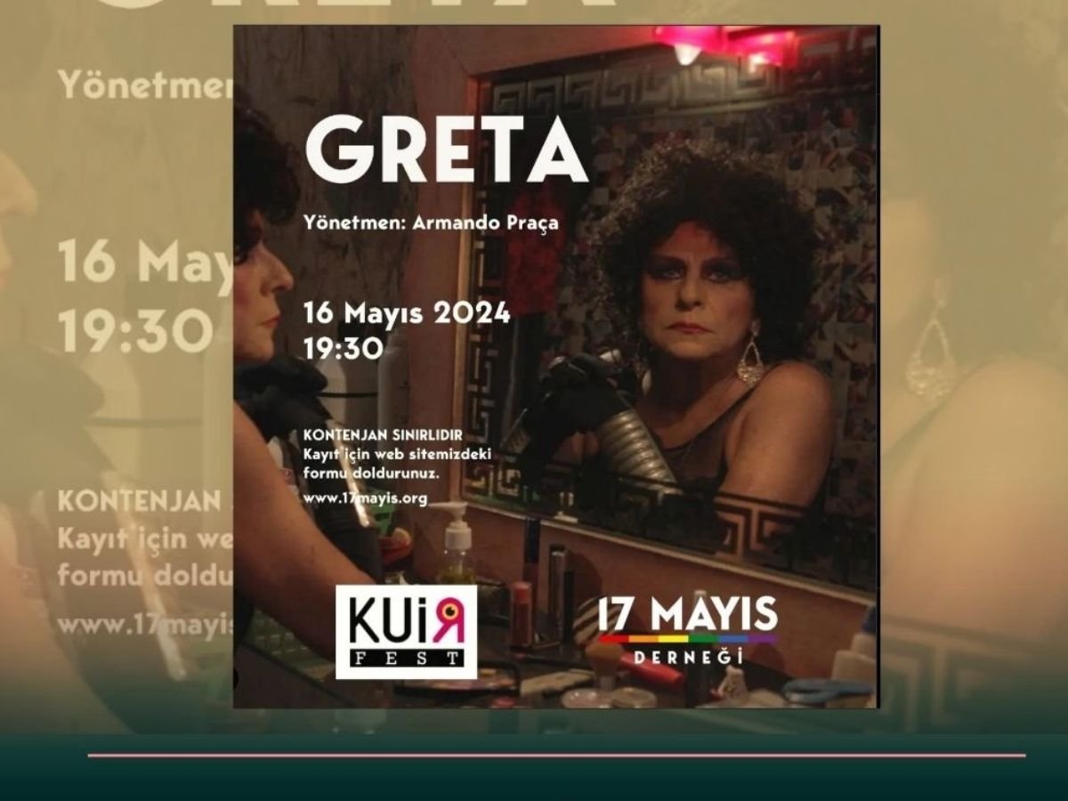 16 Mayıs Yaşlı LGBTİ+ Onur Günü’nde, Pembe Hayat KuirFest ve 17 Mayıs Derneği’nden Film Gösterimi: Greta