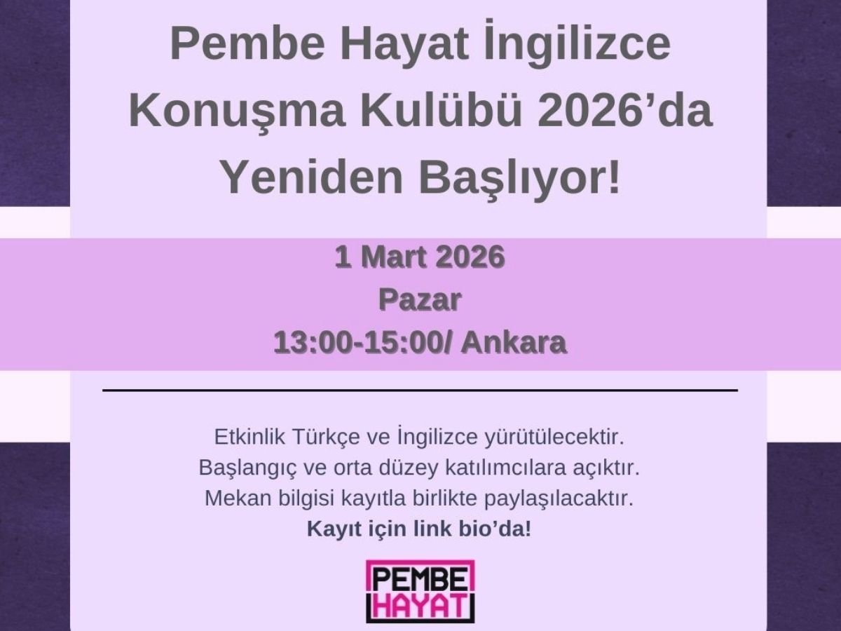 Pembe Hayat İngilizce Konuşma Kulübü 2026’da Yeniden Başlıyor!