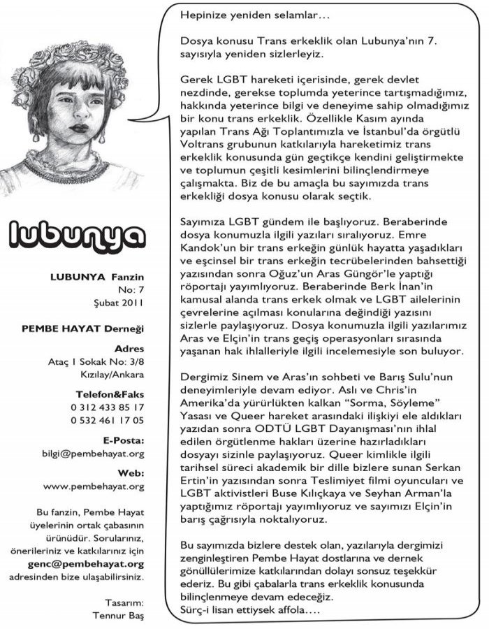 Lubunya Dergisi, Sayı: 7